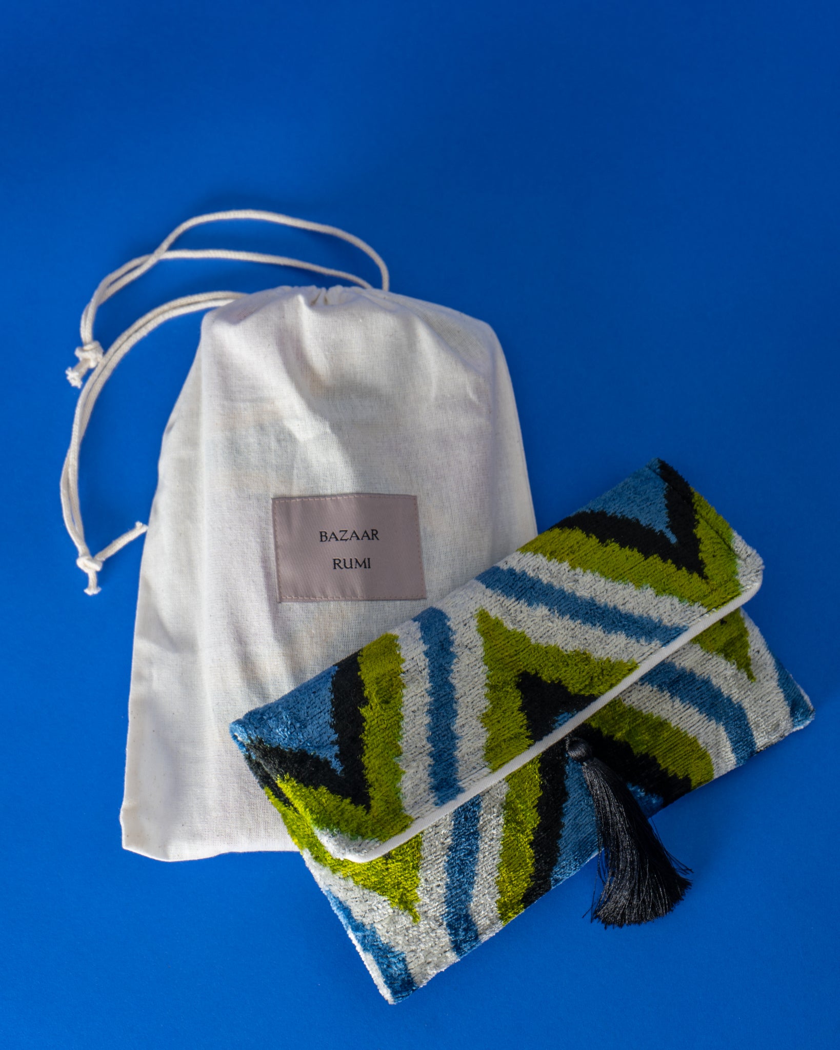 Eda Bag Blue/Pistachio